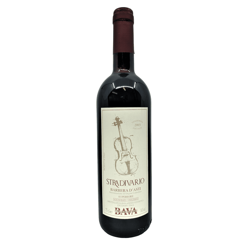 Bava Stradivario Barbera D'Asti Superiore 2003 - ForWhiskeyLovers.com