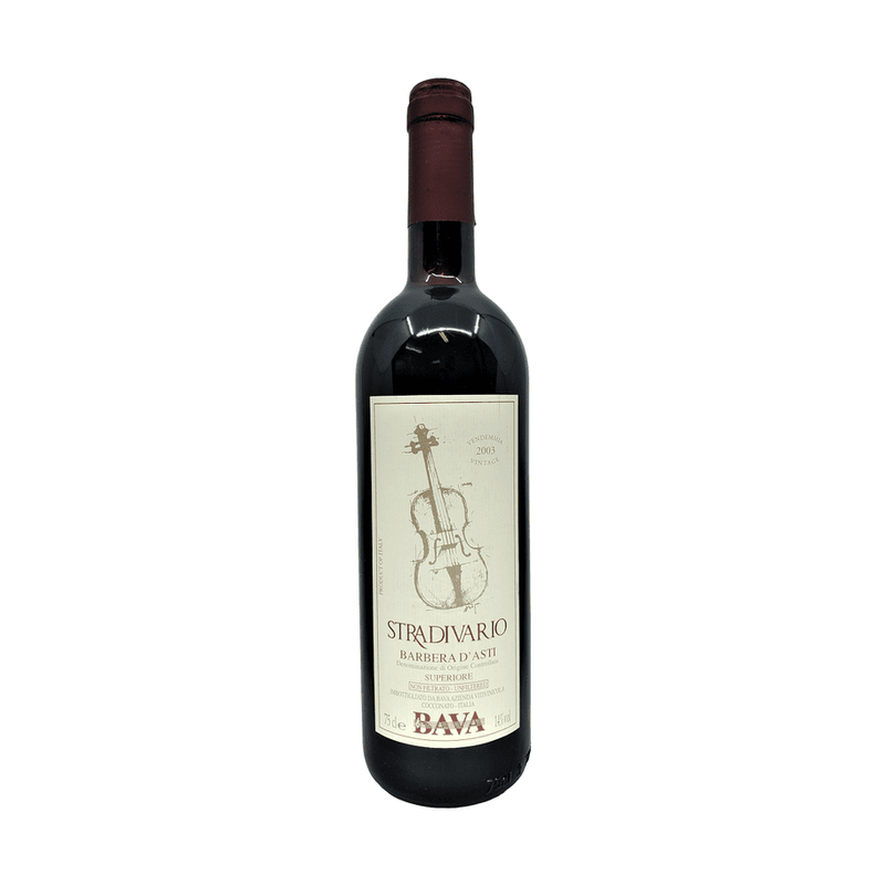Bava Stradivario Barbera D'Asti Superiore 2003 - ForWhiskeyLovers.com