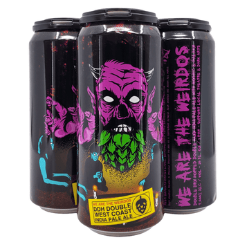 Beer Zombies Brewing Co. We Are The Weirdos West Coast DIPA Beer 4-Pack - ForWhiskeyLovers.com