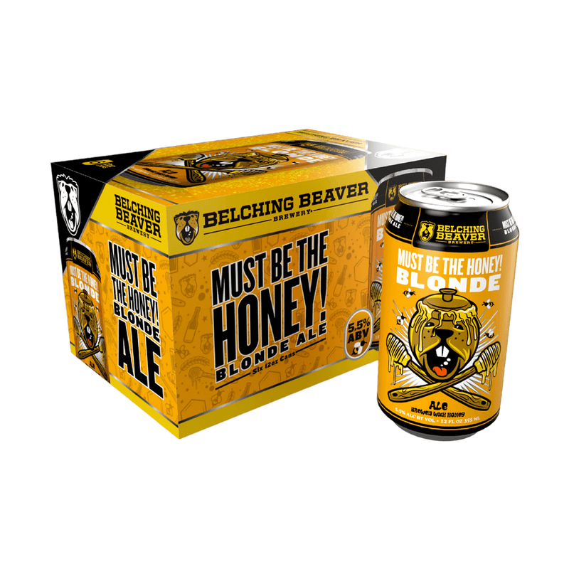 Belching Beaver 'Must Be The Honey!' Blonde Ale Beer 6-Pack - ForWhiskeyLovers.com