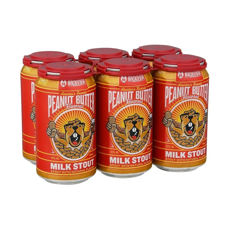 Belching Beaver Peanut Butter Milk Stout Beer 6-Pack - ForWhiskeyLovers.com