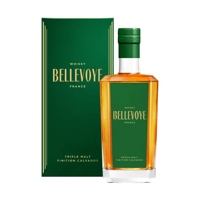 Bellevoye Green Calvados Finish French Whisky 700mL - ForWhiskeyLovers.com