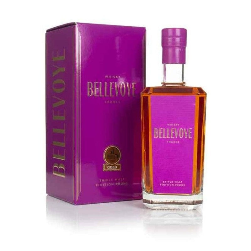Bellevoye Triple Malt French Whisky Plum Liqueur Finish 700mL - ForWhiskeyLovers.com