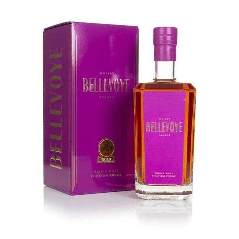 Bellevoye Triple Malt French Whisky Plum Liqueur Finish 700mL - ForWhiskeyLovers.com