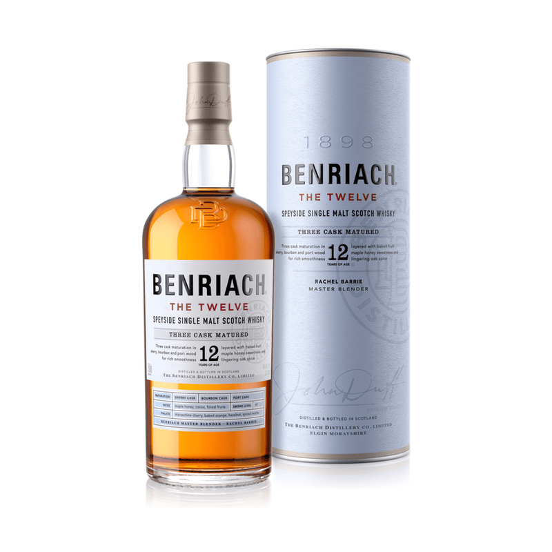 Benriach 12 Year Old 'The Twelve' Three Cask Matured Speyside Single Malt Scotch Whisky - ForWhiskeyLovers.com