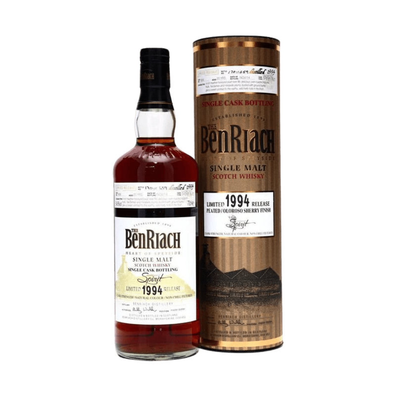 Benriach 1994 20 Year Old Peated Oloroso Single Cask #806 - ForWhiskeyLovers.com