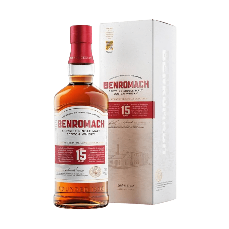Benromach 15 Year Old Speyside Single Malt Scotch Whisky - ForWhiskeyLovers.com