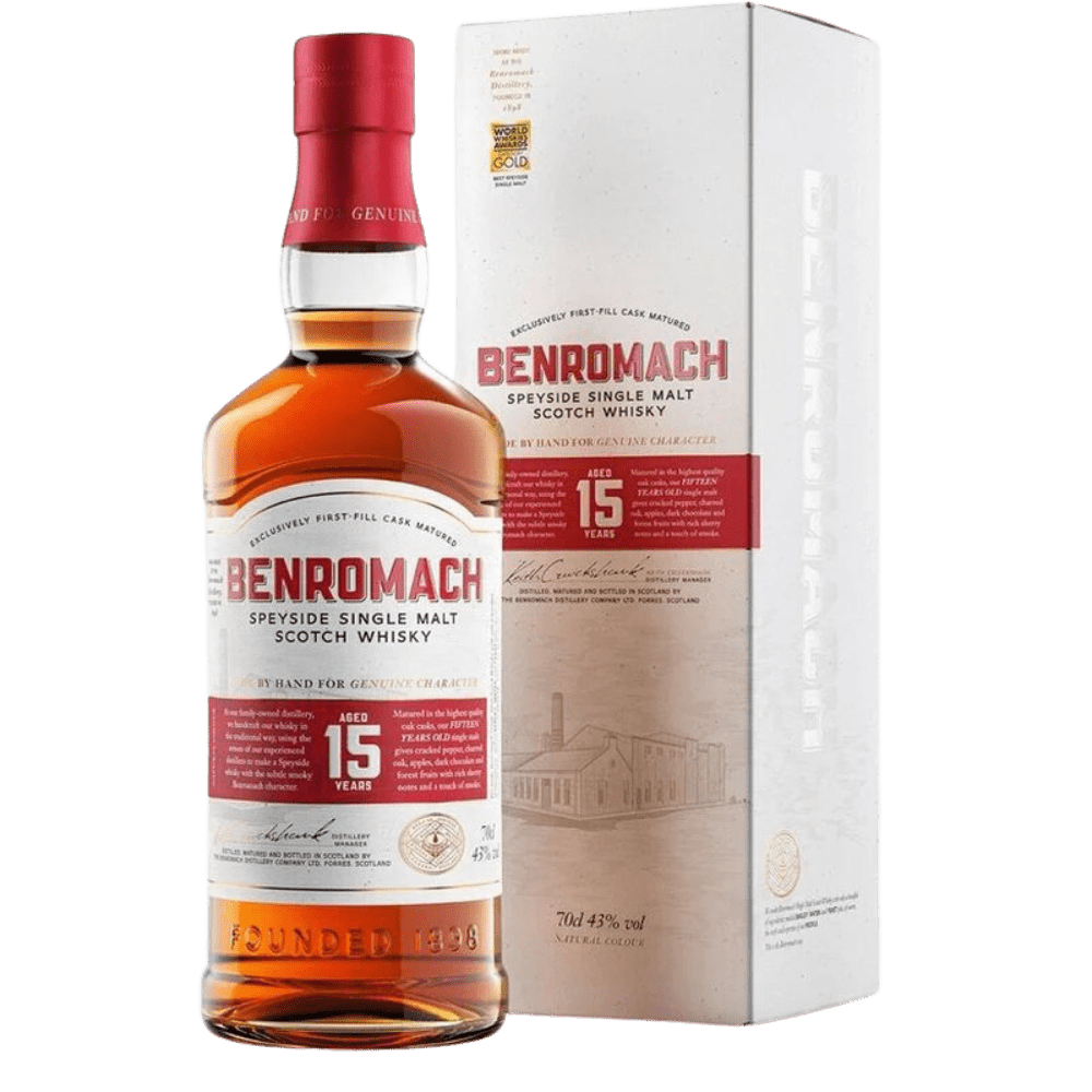 Benromach 15 Year Old Speyside Single Malt Scotch Whisky - ForWhiskeyLovers.com