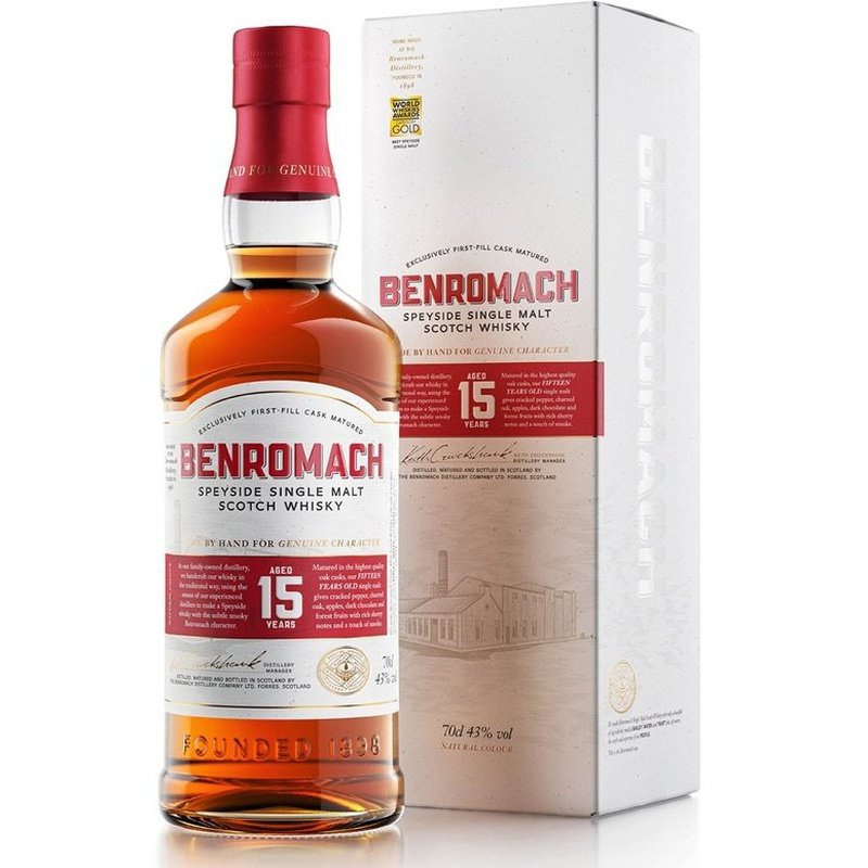 Benromach 15 Year Old Speyside Single Malt Scotch Whisky - ForWhiskeyLovers.com