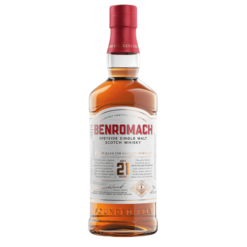 Benromach 21 Year Old Speyside Single Malt Scotch Whisky - ForWhiskeyLovers.com