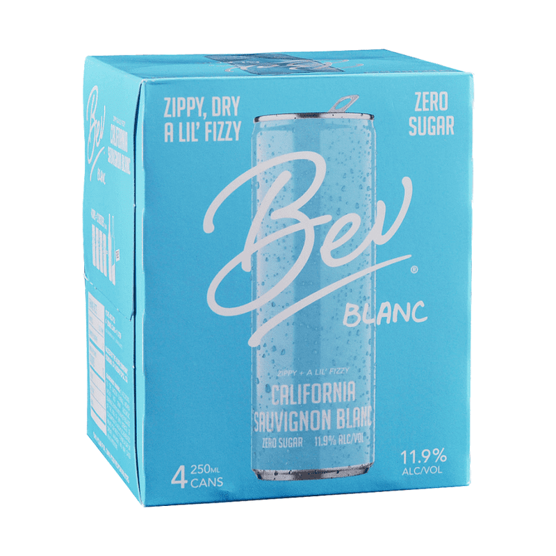 Bev Blanc Sauvignon Blanc 4-Pack - ForWhiskeyLovers.com
