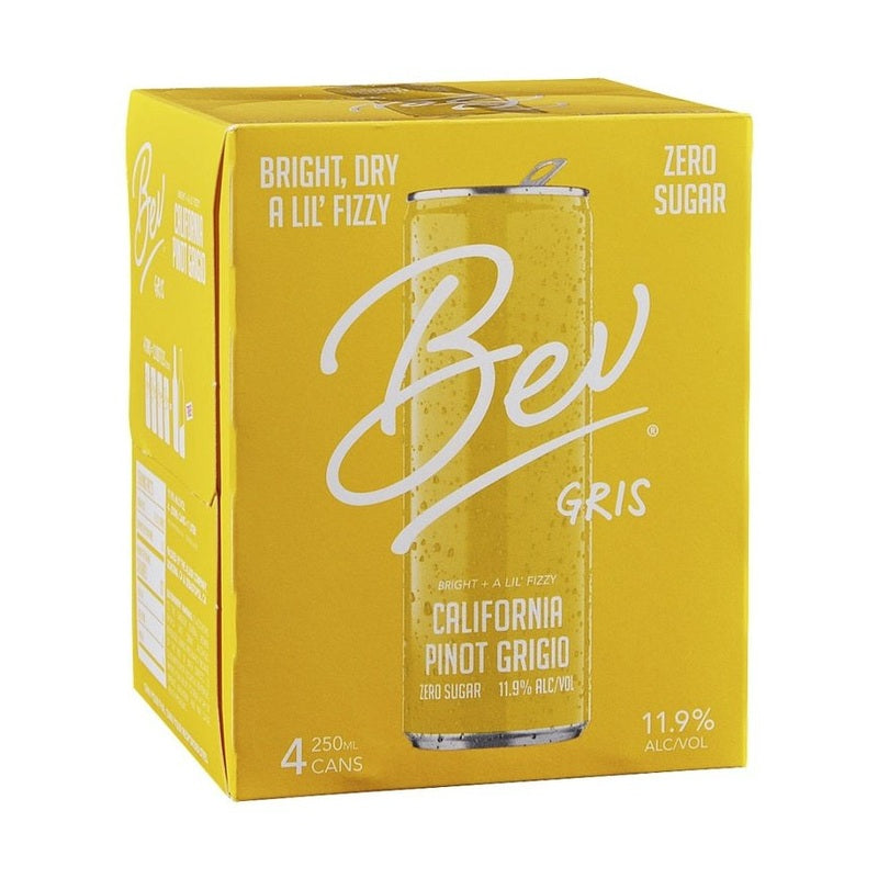 Bev Gris Pinot Grigio 4-Pack - ForWhiskeyLovers.com