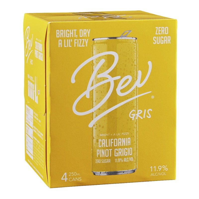 Bev Gris Pinot Grigio 4-Pack - ForWhiskeyLovers.com