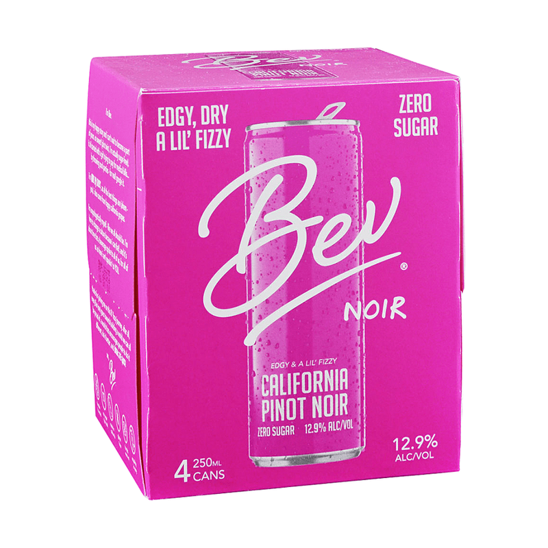 Bev Noir Pinot Noir 4-Pack - ForWhiskeyLovers.com