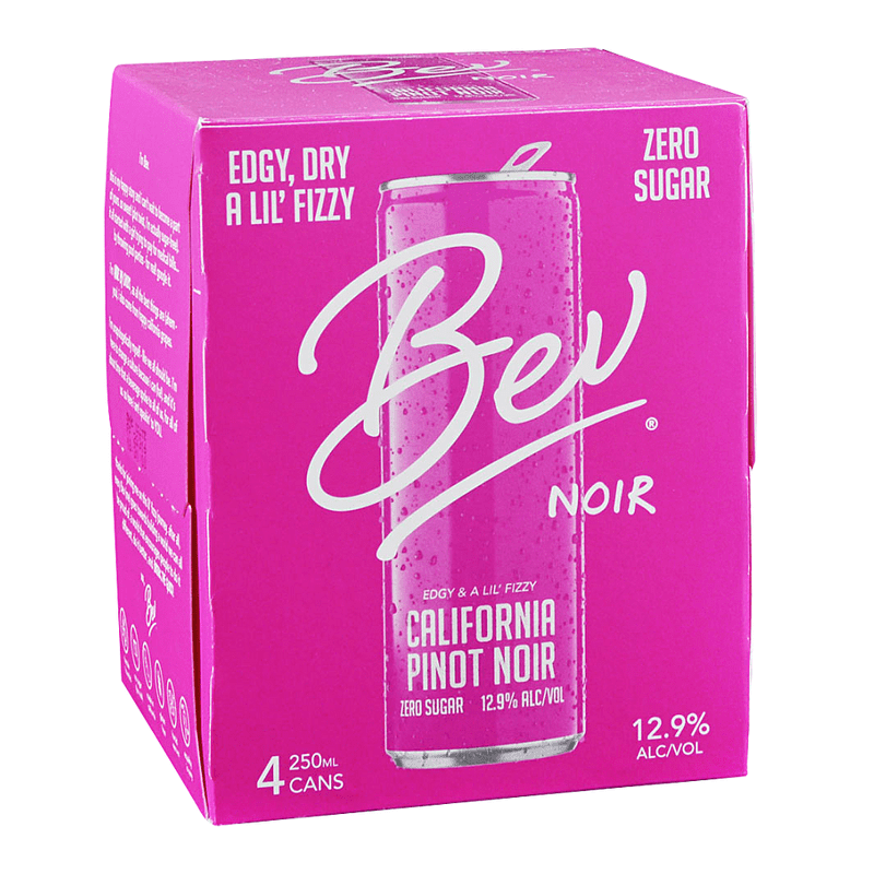 Bev Noir Pinot Noir 4-Pack - ForWhiskeyLovers.com