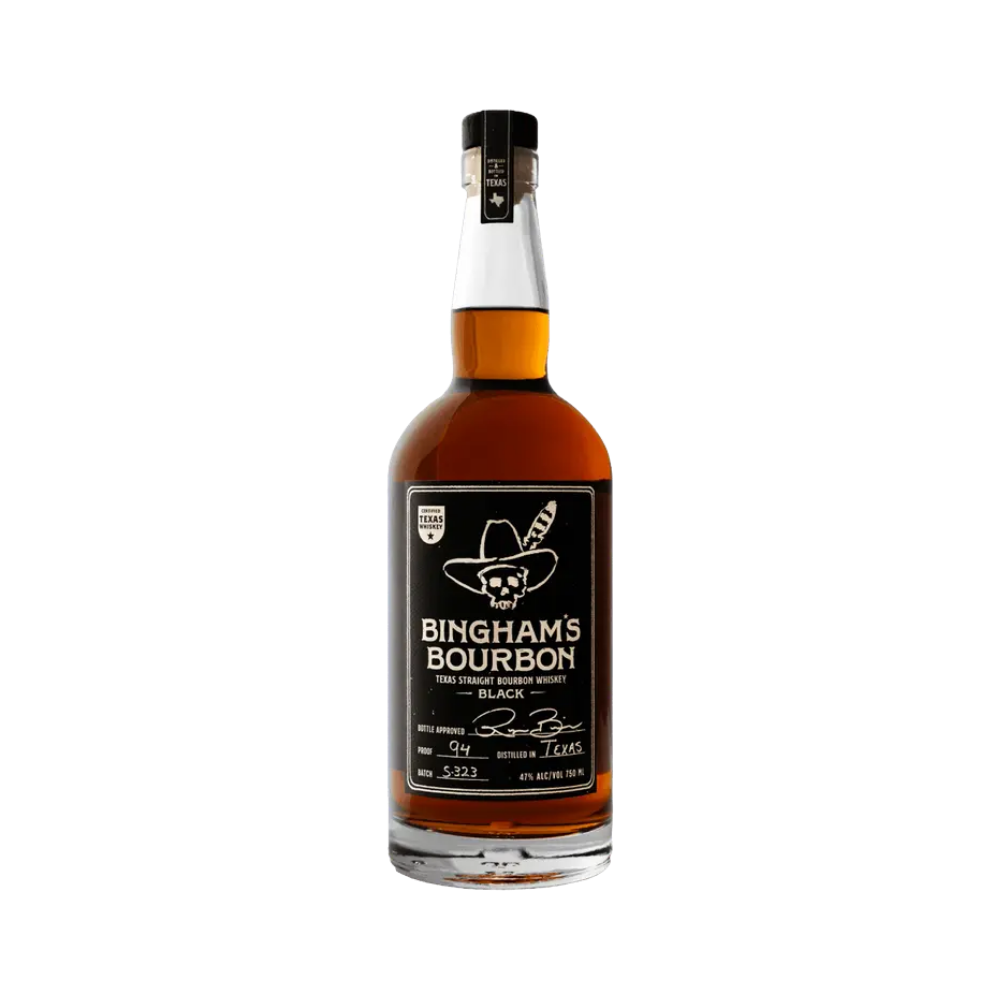 Bingham's Black Texas Straight Bourbon Whiskey 5 Yr 750 ml - ForWhiskeyLovers.com