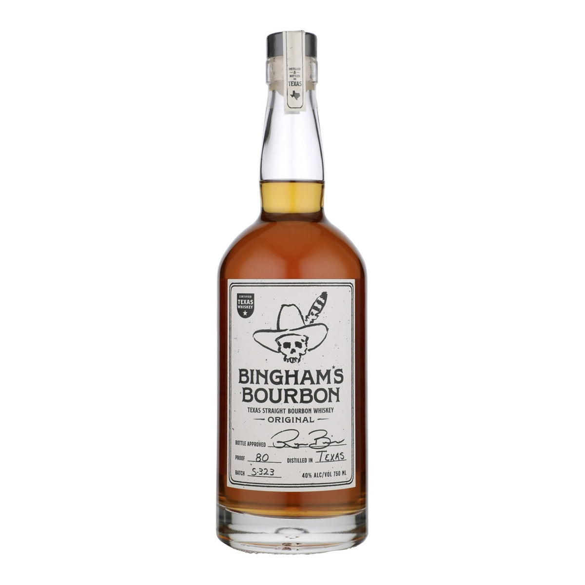 Bingham's Original 3 Year Old Texas Straight Bourbon Whiskey - ForWhiskeyLovers.com