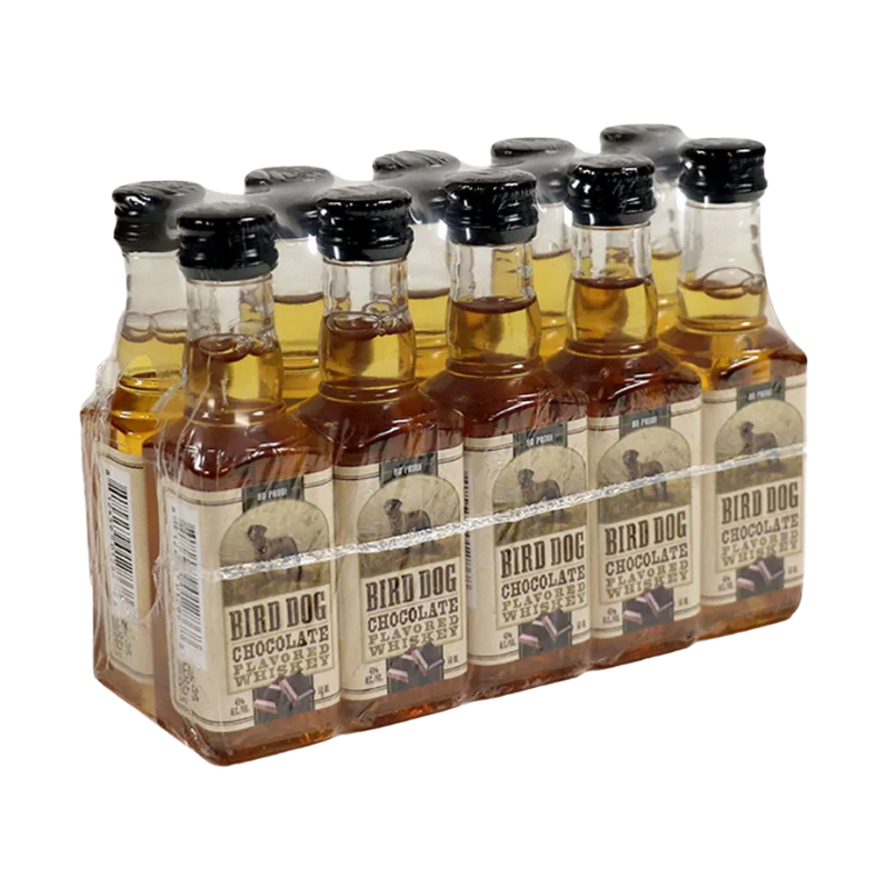Bird Dog Chocolate Flavored Whiskey 10-Pack 50ml - ForWhiskeyLovers.com