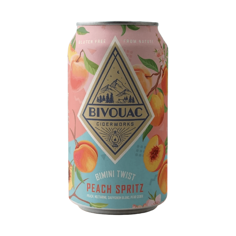 Bivouac Ciderworks 'Bimini Twist' Peach Spritz Cider 4-Pack - ForWhiskeyLovers.com