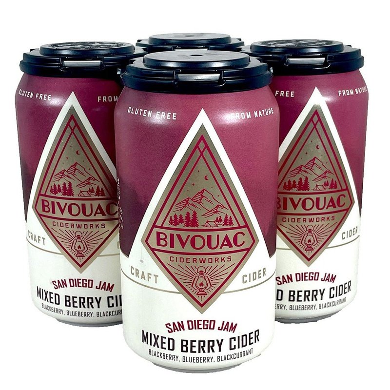 Bivouac Ciderworks 'San Diego Jam' Mixed Berry Cider 4-Pack - ForWhiskeyLovers.com