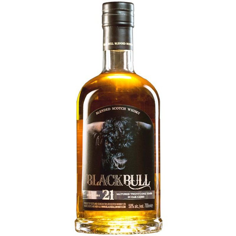 Black Bull 21 Year Old Blended Scotch Whisky - ForWhiskeyLovers.com
