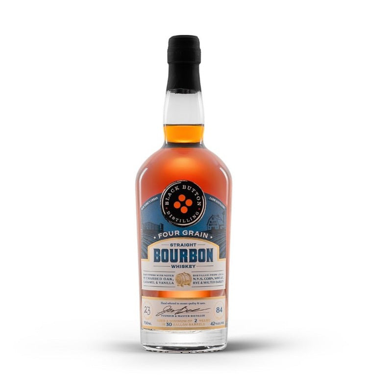 Black Button Four Grain Straight Bourbon 750mL - ForWhiskeyLovers.com