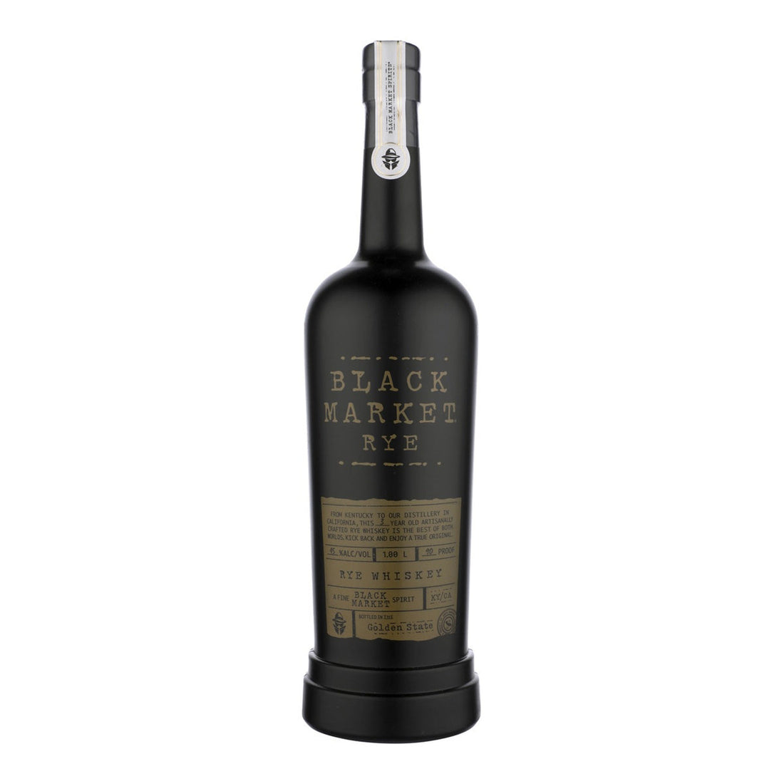 Black Market Spirits 3 Year Old Rye Whiskey 1L - ForWhiskeyLovers.com