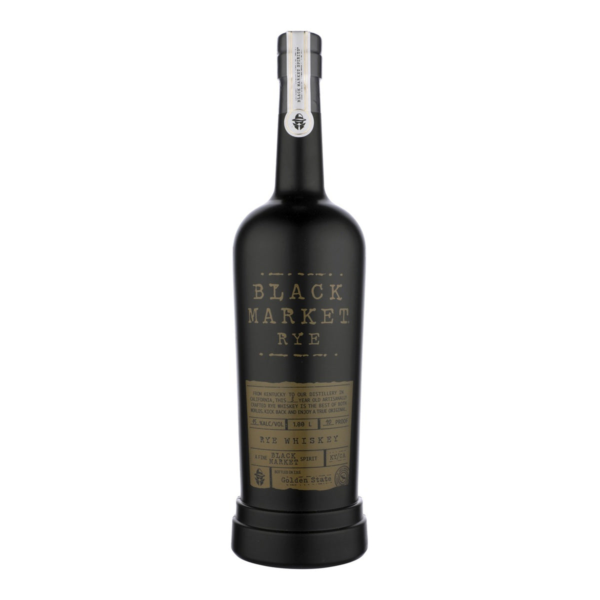 Black Market Spirits 3 Year Old Rye Whiskey 1L - ForWhiskeyLovers.com