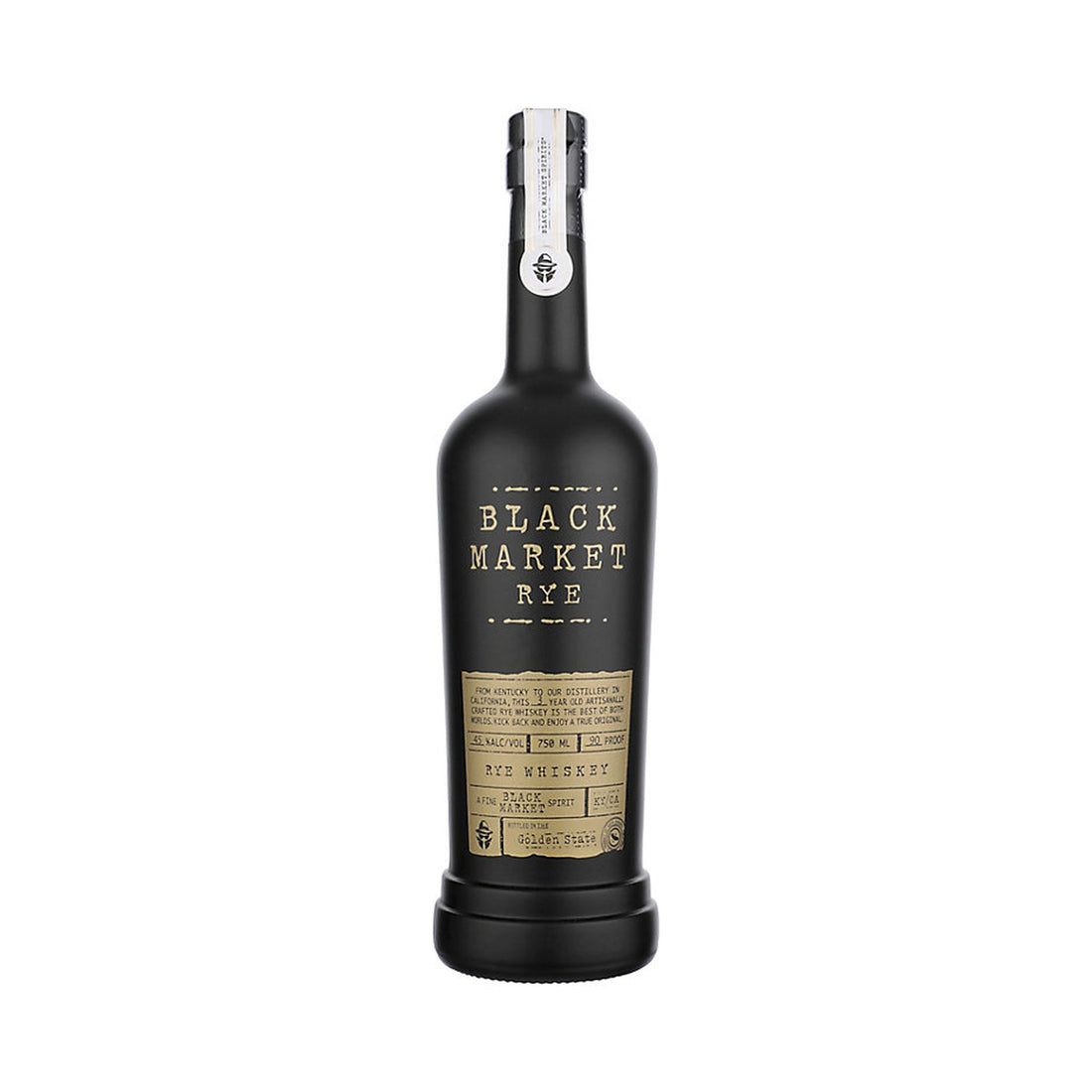 Black Market Spirits 3 Year Rye Whiskey 750ml - ForWhiskeyLovers.com
