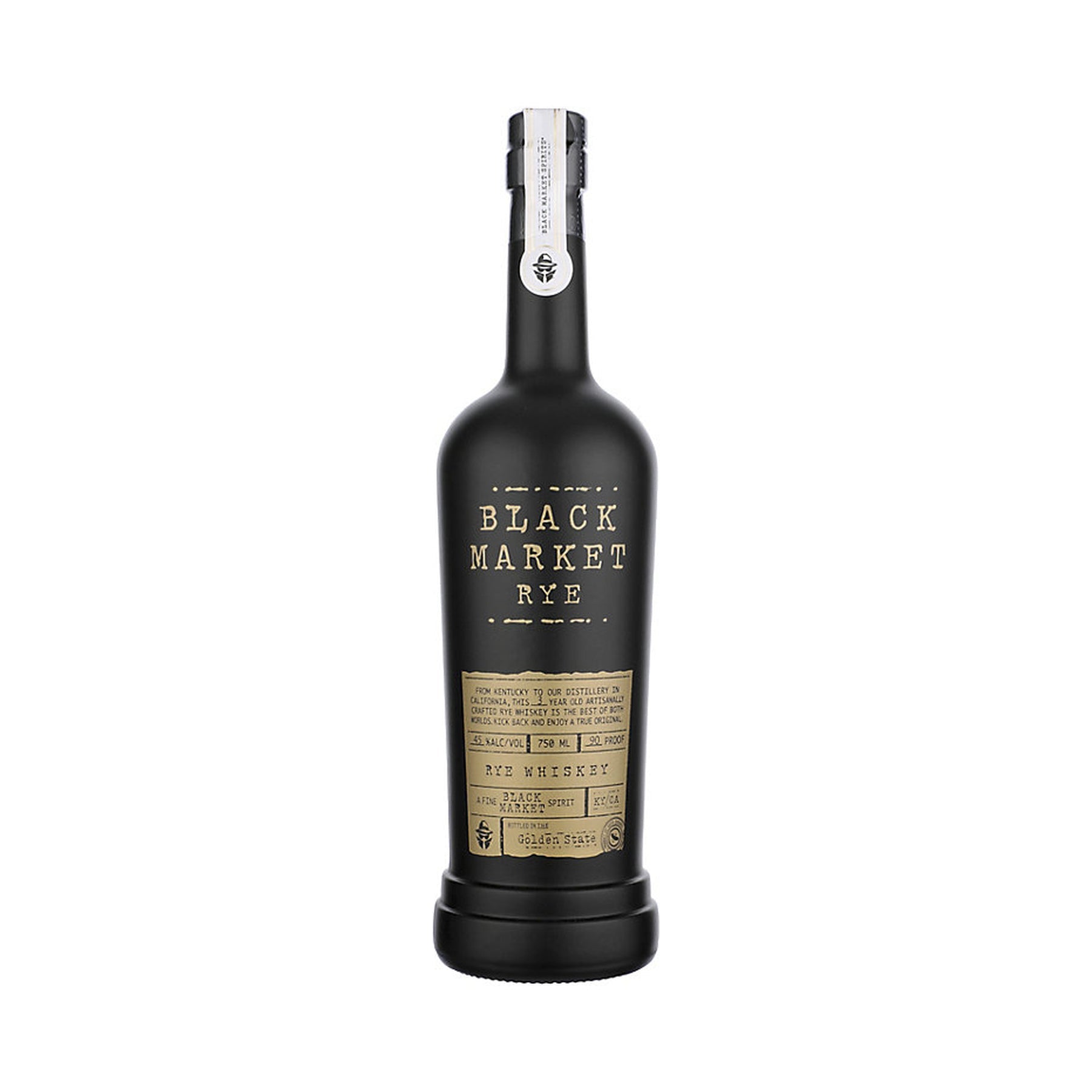 Black Market Spirits 3 Year Rye Whiskey 750ml - ForWhiskeyLovers.com
