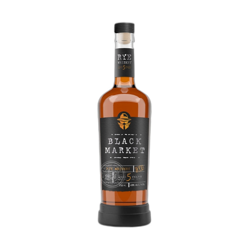 Black Market Spirits 5 Year Old Rye Whiskey - ForWhiskeyLovers.com