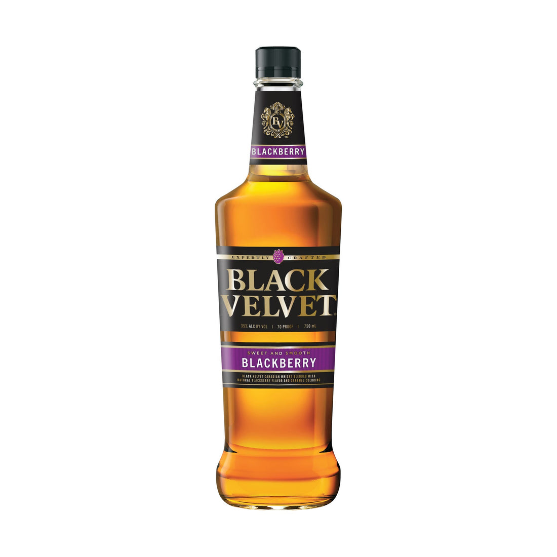 Black Velvet Blackberry Flavored Whisky - ForWhiskeyLovers.com