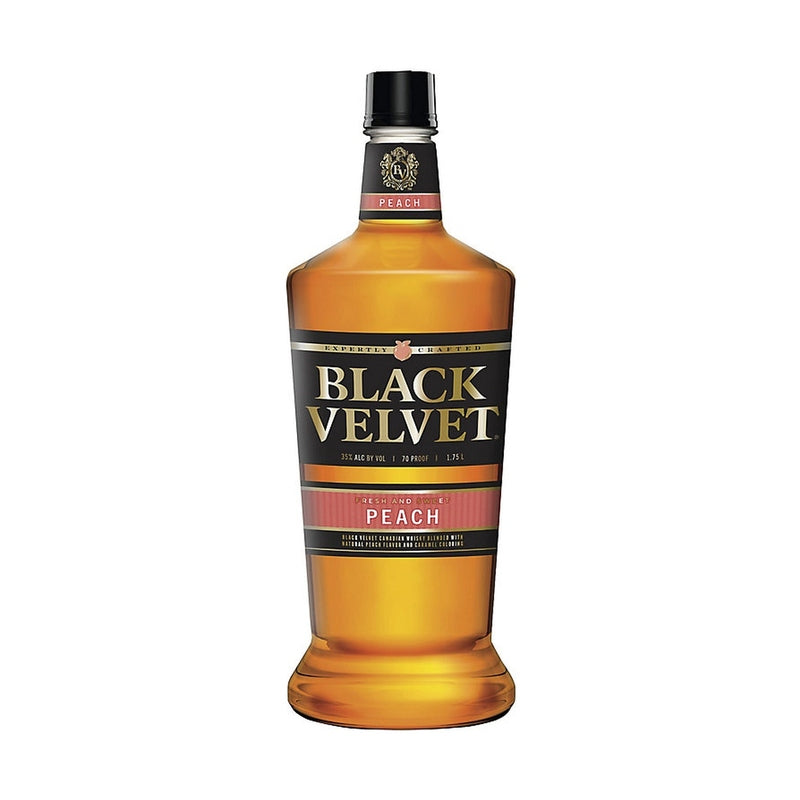 Black Velvet Peach Flavored Whiskey 70 1.75L - ForWhiskeyLovers.com