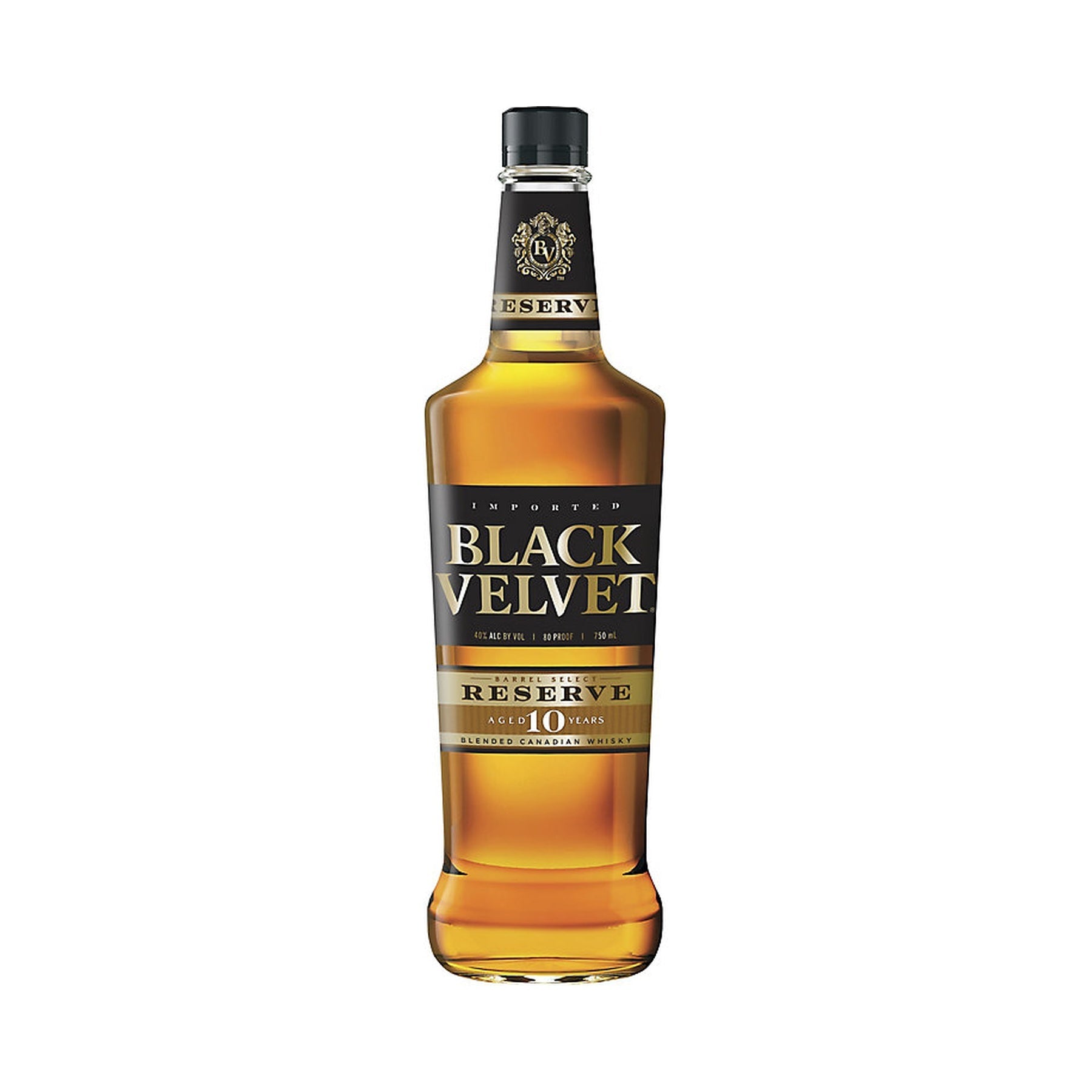 Black Velvet Reserve Select Stock 10 Year Canadian Whisky - ForWhiskeyLovers.com