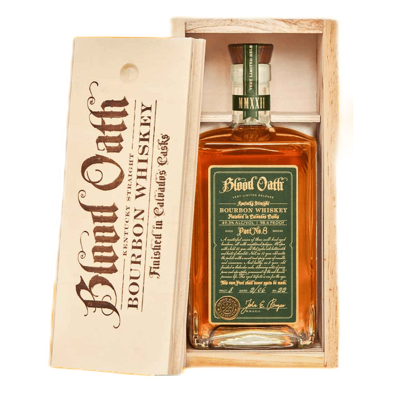 Blood Oath Pact No. 8 Calvados Cask Finish Kentucky Straight Bourbon Whiskey - ForWhiskeyLovers.com