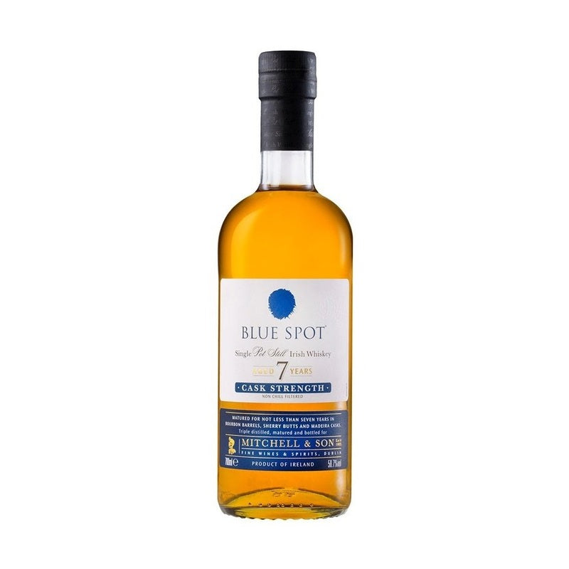Blue Spot 7 Year Old Cask Strength Single Pot Still Irish Whiskey - ForWhiskeyLovers.com