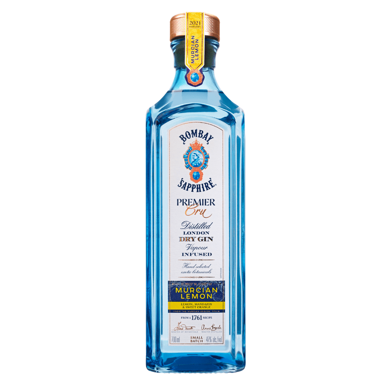 Bombay Sapphire Premier Cru Murcian Lemon London Dry Gin 700ml - ForWhiskeyLovers.com
