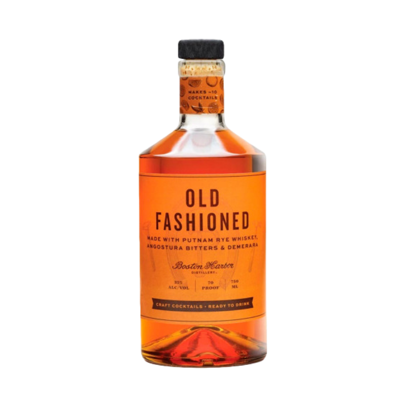Boston Harbor Putnam Barrel Aged Old Fashioned Cocktail - ForWhiskeyLovers.com