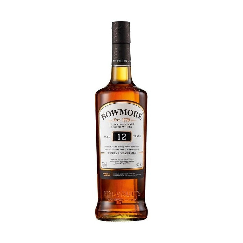Bowmore 12 Years Old Islay Single Malt 750mL - ForWhiskeyLovers.com