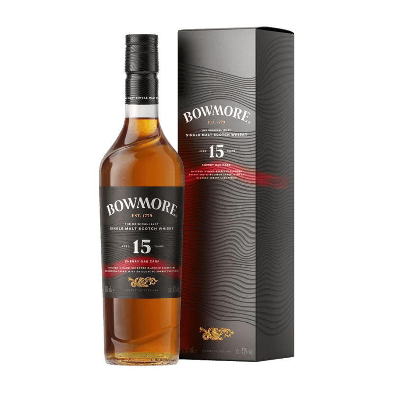 Bowmore 15 Year Old Sherry Oak Cask Single Malt Scotch Whisky - ForWhiskeyLovers.com