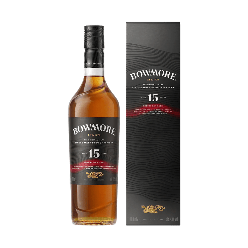 Bowmore 15 Year Old Sherry Oak Cask Single Malt Scotch Whisky - ForWhiskeyLovers.com