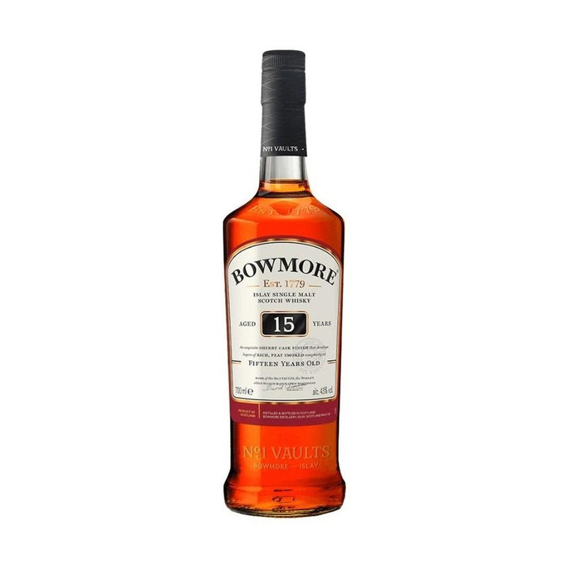 Bowmore 15YO Single Malt Whisky 750mL - ForWhiskeyLovers.com
