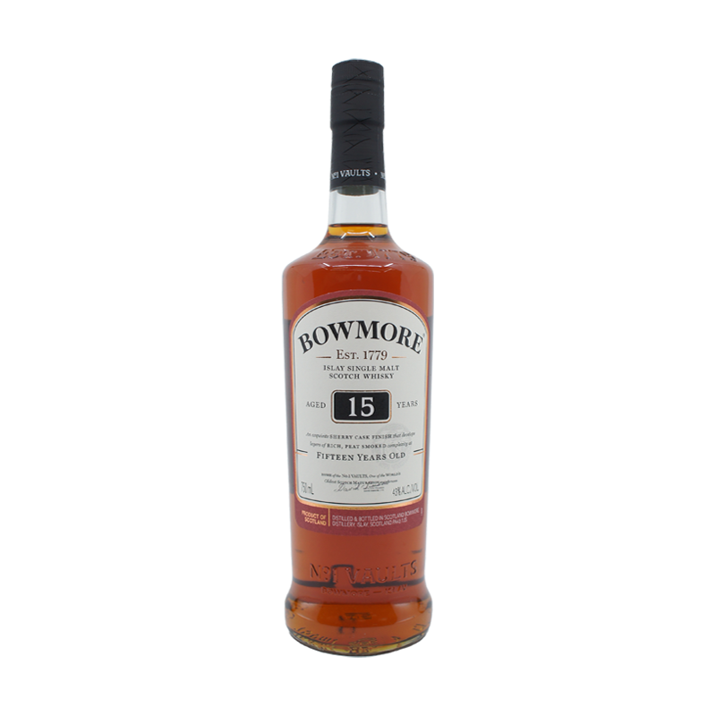 Bowmore 15YO Single Malt Whisky 750mL - ForWhiskeyLovers.com
