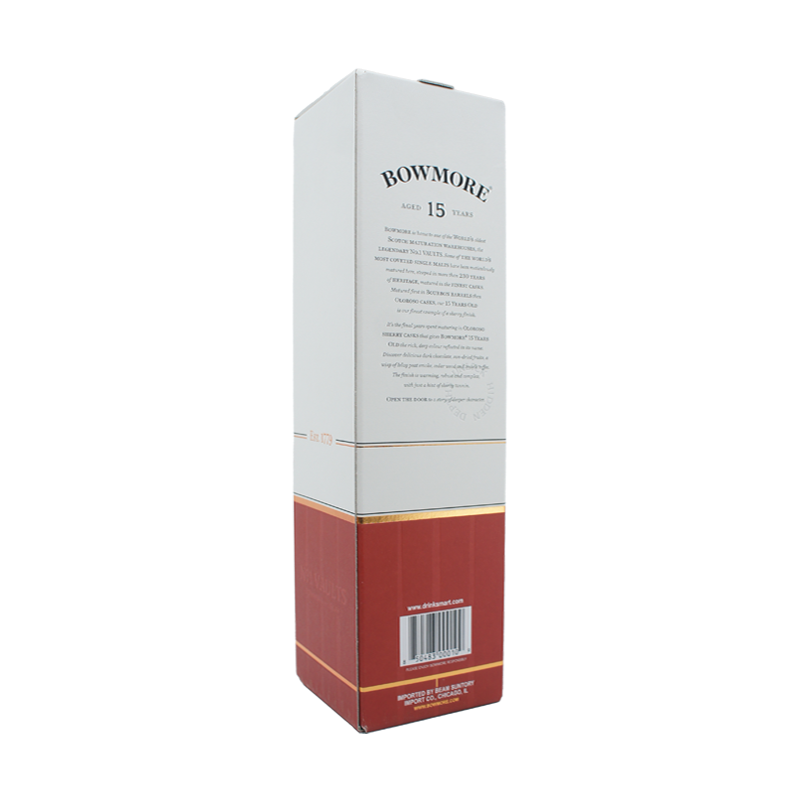 Bowmore 15YO Single Malt Whisky 750mL - ForWhiskeyLovers.com