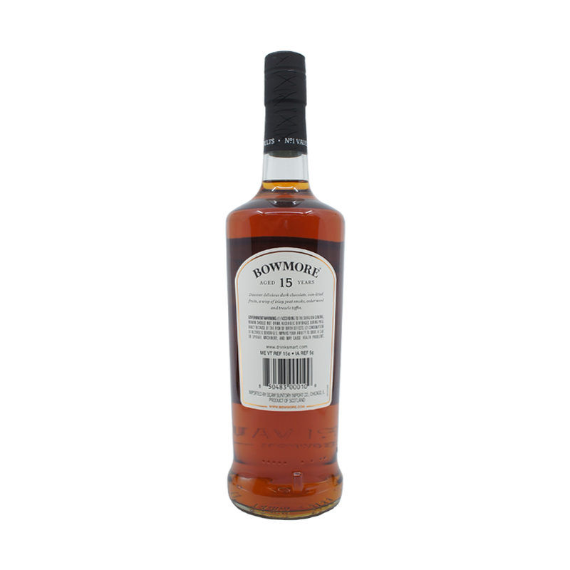 Bowmore 15YO Single Malt Whisky 750mL - ForWhiskeyLovers.com