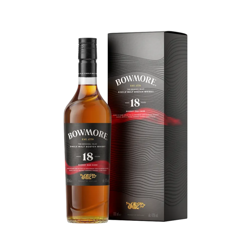Bowmore 18 Year Old Sherry Oak Cask Single Malt Scotch Whisky - LoveScotch.com