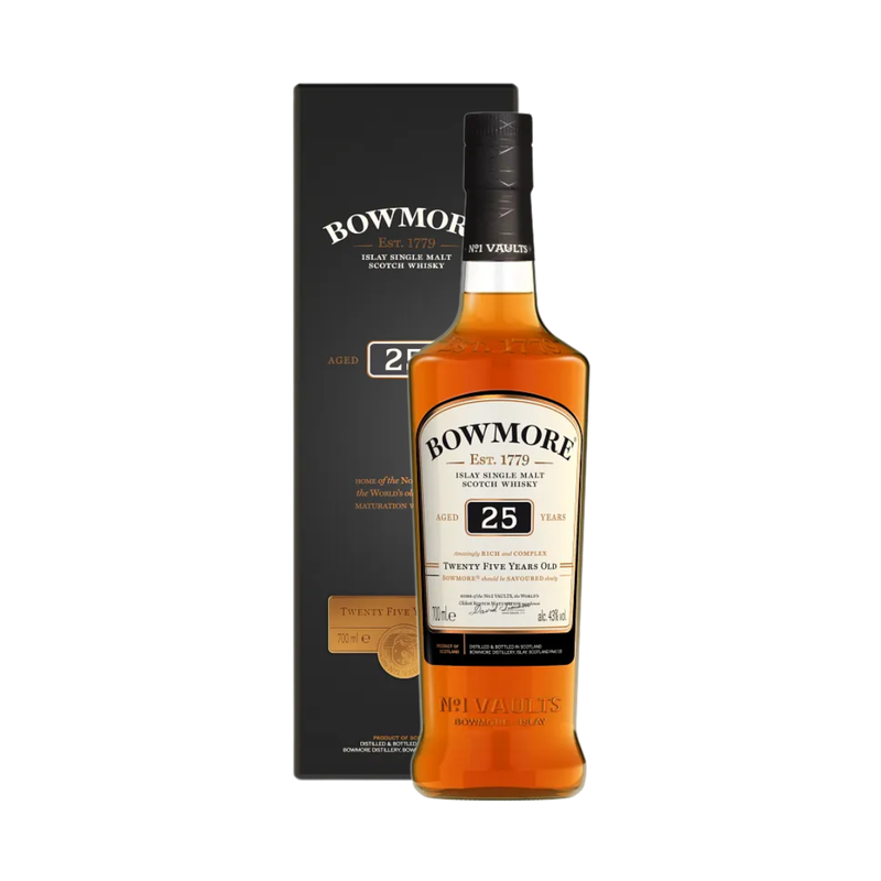 Bowmore 25 Year Old Single Malt Scotch Whisky - ForWhiskeyLovers.com