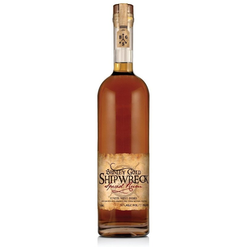 Brinley Gold Shipwreck Spiced Rum - ForWhiskeyLovers.com