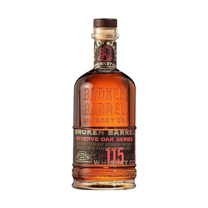 Broken Barrel Reserve Oak Series Peach Brandy Finish Kentucky Straight Bourbon Whiskey - ForWhiskeyLovers.com