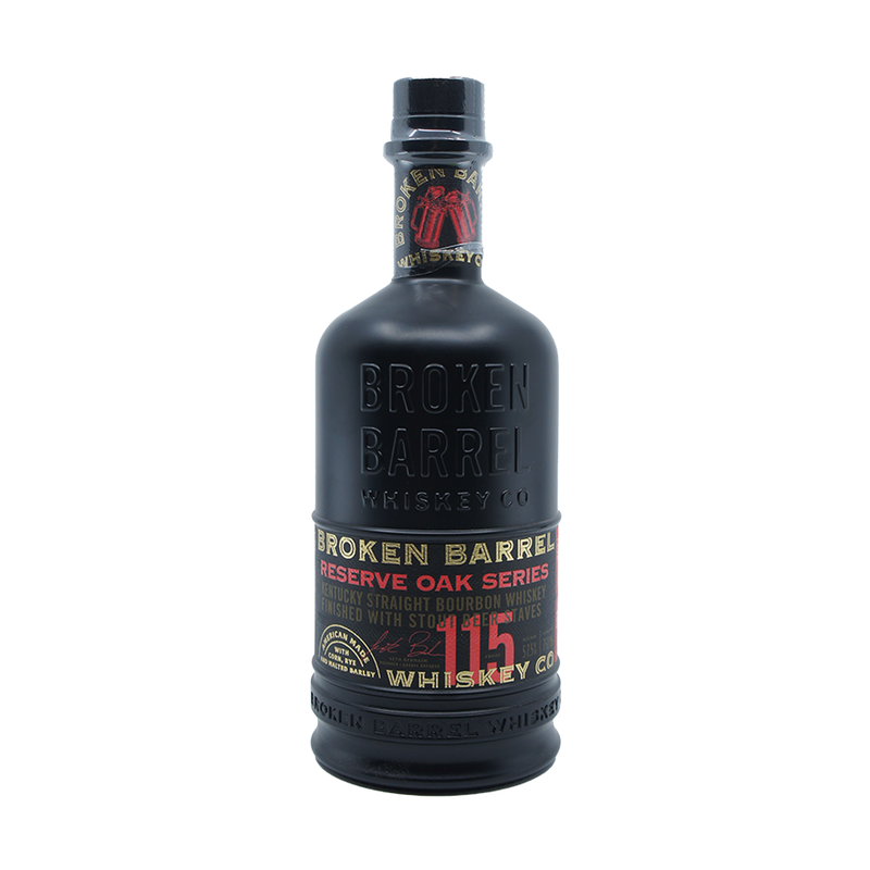 Broken Barrel Reserve Oak Series Stout Beer Finish Kentucky Straight Bourbon Whiskey - ForWhiskeyLovers.com